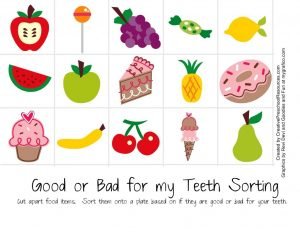 Good and bad food for your teeth